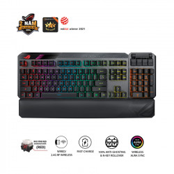 Bàn phím gaming Asus Rog Claymore II Switch quang học ROG RX RED