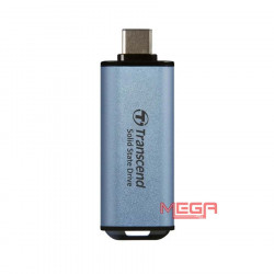Ổ cứng di động SSD Box Transcend ESD300C 512GB USB 10Gbps Type C 1050 MB/s TS512GESD300C ( màu xanh)